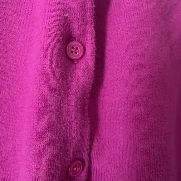 Zara Cotton Cardigan Wine Color - Picture 6 of 6